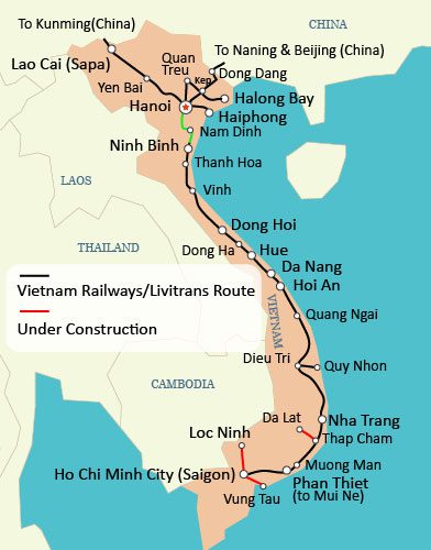 Comment se rendre de Ninh Binh à Hue ? Train couchette, bus ou vol ?