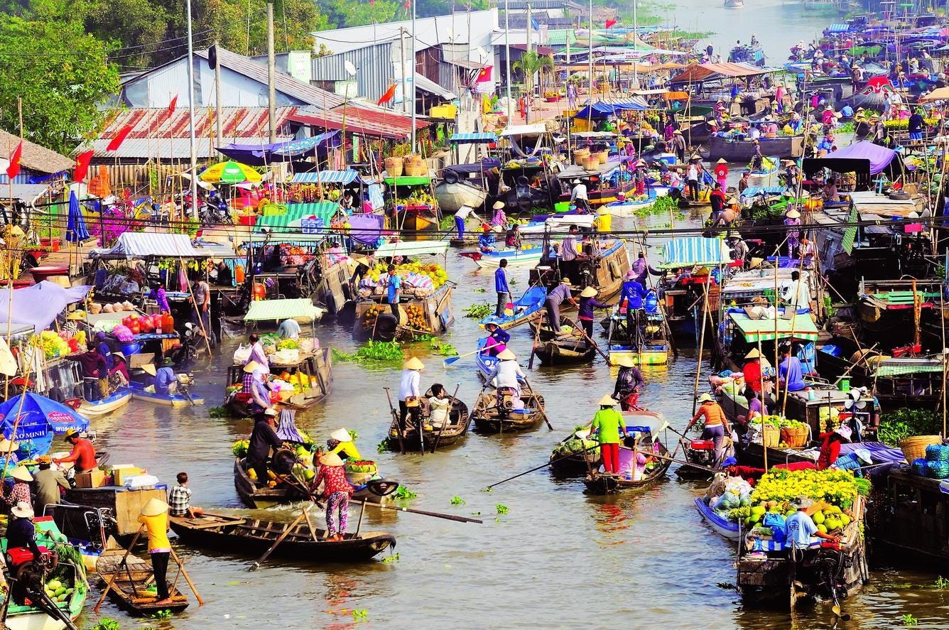 Un guide du marché flottant de Tra On - Choses à faire à Vinh Long